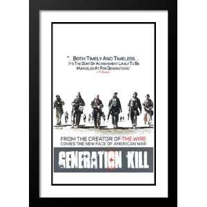 Generation Kill 20x26 Framed and Double Matted TV Poster   Style B 