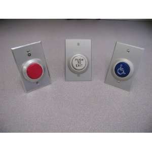  Dortronics 5287 Round Heavy Duty Aluminum Push Button 