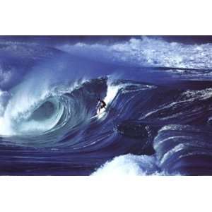  Big Wave Surfing   Waimea Shorebreak   Poster (36x24 