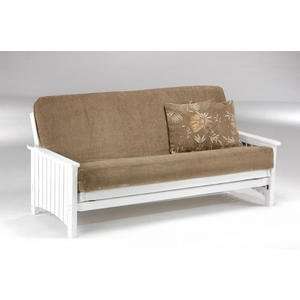 Night and Day Standard Key West Loveseat Futon Frame in Rosewood 