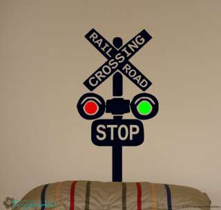   Crossing Sign Vinyl Childrens Wall Art Graphics Stickers Decals 1189