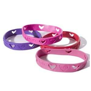  Love Cut Out Rubber Bracelet Toys & Games