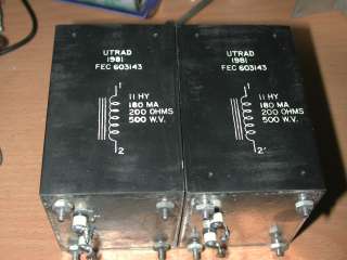 UTRAD 11H 180mA 200 OHM DCR FILTER CHOKE  