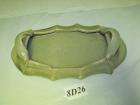   green glaze size 11x6 condition notables glaze has crazing otherwise