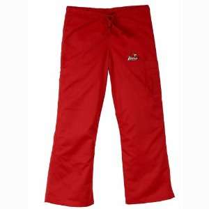 Louisville Cardinals Ncaa Cargo Style Scrub Pant (Red) (X Large)