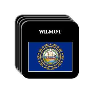  US State Flag   WILMOT, New Hampshire (NH) Set of 4 Mini 