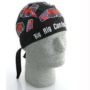 Headwrap, 100% Cotton, Rebel Flag Truck: Sports & Outdoors