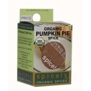 Spicely 100% Organic and Certified Gluten Free, Pumpkin Pie Spice 