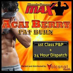   ACAI BERRY SUPPLEMENT TABLETS + FAT BURN WEIGHT LOSS DIET PLAN  