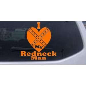  I Love my Redneck Man Country Car Window Wall Laptop Decal 