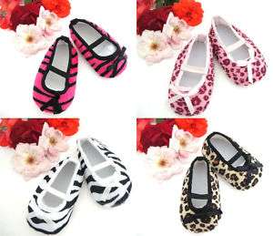 Beautiful Girls Baby Shoes, Animal prints! (6 12 Month)  