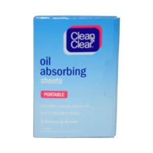  Oil Absorbing Sheets by Clean & Clear for Unisex 50 Pc 