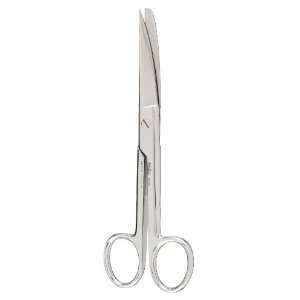 Canine Ear Cropping Scissors, 6 1/2 (16.5cm), curved, sharp/blunt 