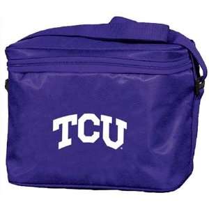 TCU Horned Frogs NCAA Gear Insulated 6pk Bag Lunch Box:  