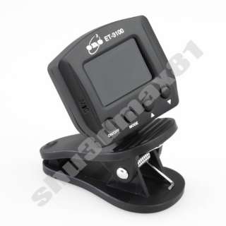 Clip on Digital Guitar/Bass/Violin/Chromatic Tuner 1344 Features