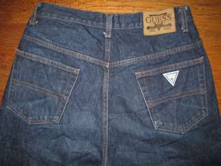 Mens VINTAGE GUESS Jeans RELAXED LEG 31x32 #1349  