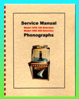 Rock Ola 1478 & 1485 Jukebox Service Manual  