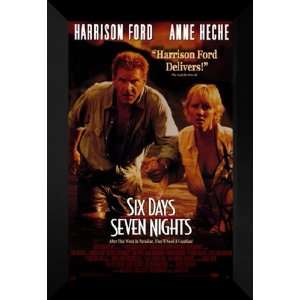  Six Days Seven Nights 27x40 FRAMED Movie Poster   A: Home 