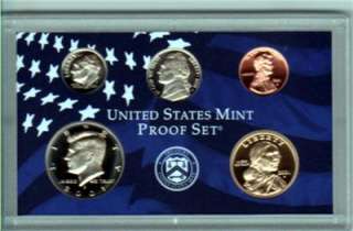 Coins Proof Sets Us 2001 S 10   Piece Proof Set Free S/h & Insurance 