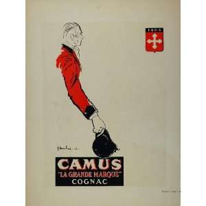 1946 Ad Camus La Grande Marque Cognac Liqueur Brandy   Original Print 