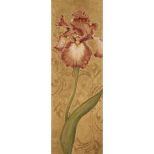  Iris Elegance II Finest LAMINATED Print Jane Carroll 12x36 