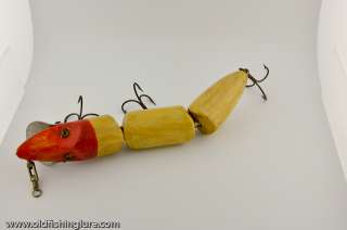 Unknown Musky Jointed Vamp Folk Art Lure  