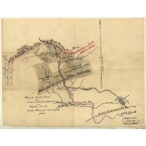   lands in Wythe Co., Va. / from map of C.R. Boyd, 1888.