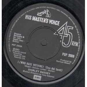   INCH (7 VINYL 45) UK HIS MASTERS VOICE: SHIRLEY BASSEY: Music