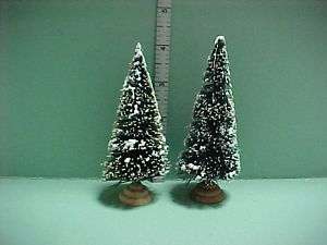 Brush Christmas Tree (2) #1768 Dollhouse Miniature  