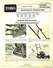 Toro Bagging Kit (Whirlwinds) Manual Model No. 19 4220