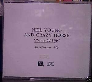 NEIL YOUNG & CRAZY HORSE   PRIME OF LIFE PROMO CD  