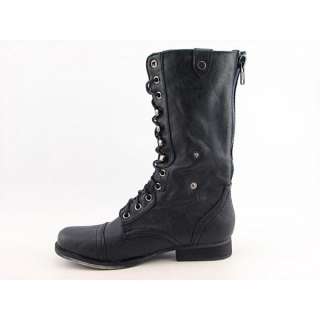 Madden Girl Geirard Womens SZ 10 Black Boots Calf Shoes  