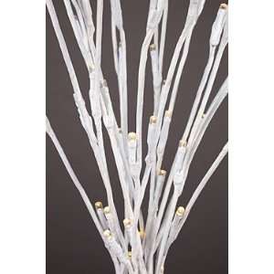  Battery Operated 20 Inch White Willow Branch   60 Warm 