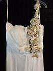 NEW Mac Duggal Ladies Prom Pageant Dress Ivory Size 16 Style 6126n 