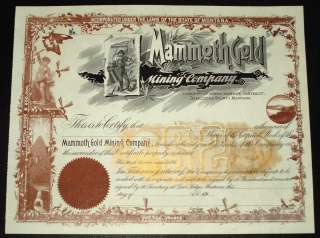 189_ Deer Lodge, Montana: Mammoth Gold Mining Company  