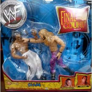   vs. CHRIS JERICHO WWE WWF Final Count 2 Slam Figures: Toys & Games