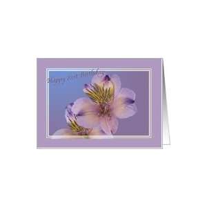  81st Birthday Card with Lavender Flowers Card Toys 