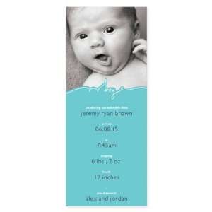  Scripty  Boy Birth Announcement: Health & Personal Care