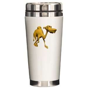  3D Style Cute Camel Funny Ceramic Travel Mug by CafePress 