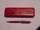 Chevrolet Corvair Coupe (early style) Rosewood Pen Case Engraved