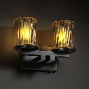  Justice Design Group GLA 8772 MBLK Matte Black Veneto Luce 