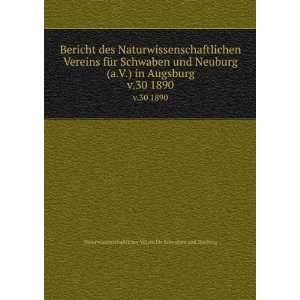    Naturwissenschaftlicher Verein fÃ¼r Schwaben und Neuburg Books