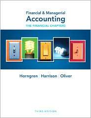 Financial & Managerial Accounting , Ch 1 15 (Financial Chapters 