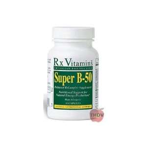  Rx Vitamins   Super B Complex 50 Mg   90 Caps Health 