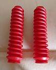 Honda ATC 250R 350X Front Shock Fork Boots   RED