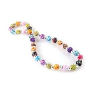   Bead Jewelry Necklace Silverball 8mm Classic Festival: Home & Kitchen