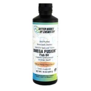 Better Bodies By Chemistry Omega Fusion Natural Fish Oil, Mango Peach 