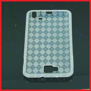 1x6 Color Diamond Grid TPU Gel Case Cover For Samsung Galaxy Note GT 