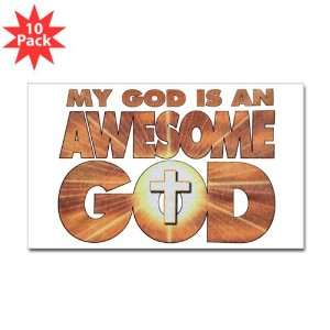   (Rectangle) (10 Pack) My God Is An Awesome God: Everything Else