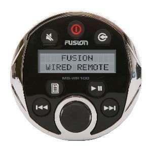  Fusion MS WR100 Marine Wired Remote   Chrome Electronics